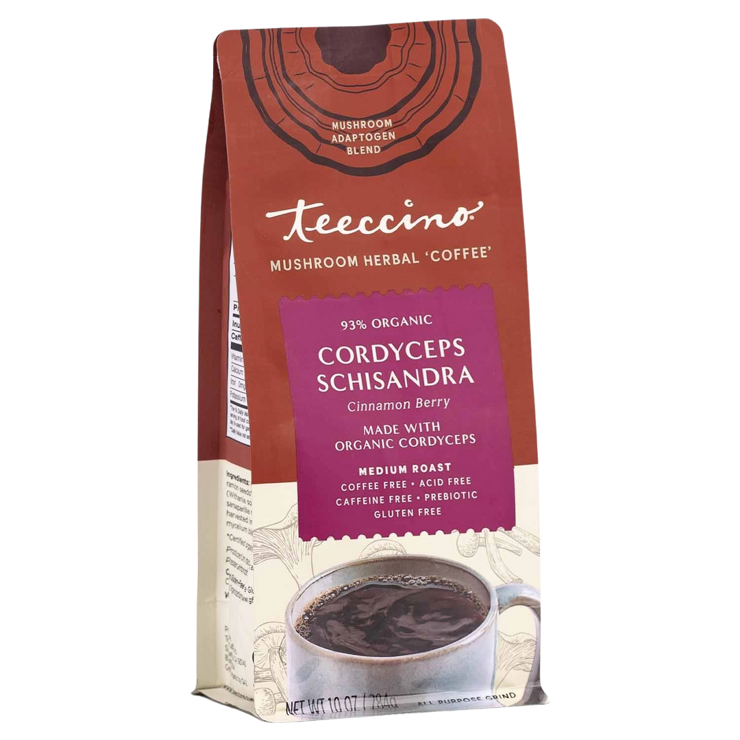 Cordyceps Schisandra Cinnamon Berry Mushroom Herbal Coffee - Image 1