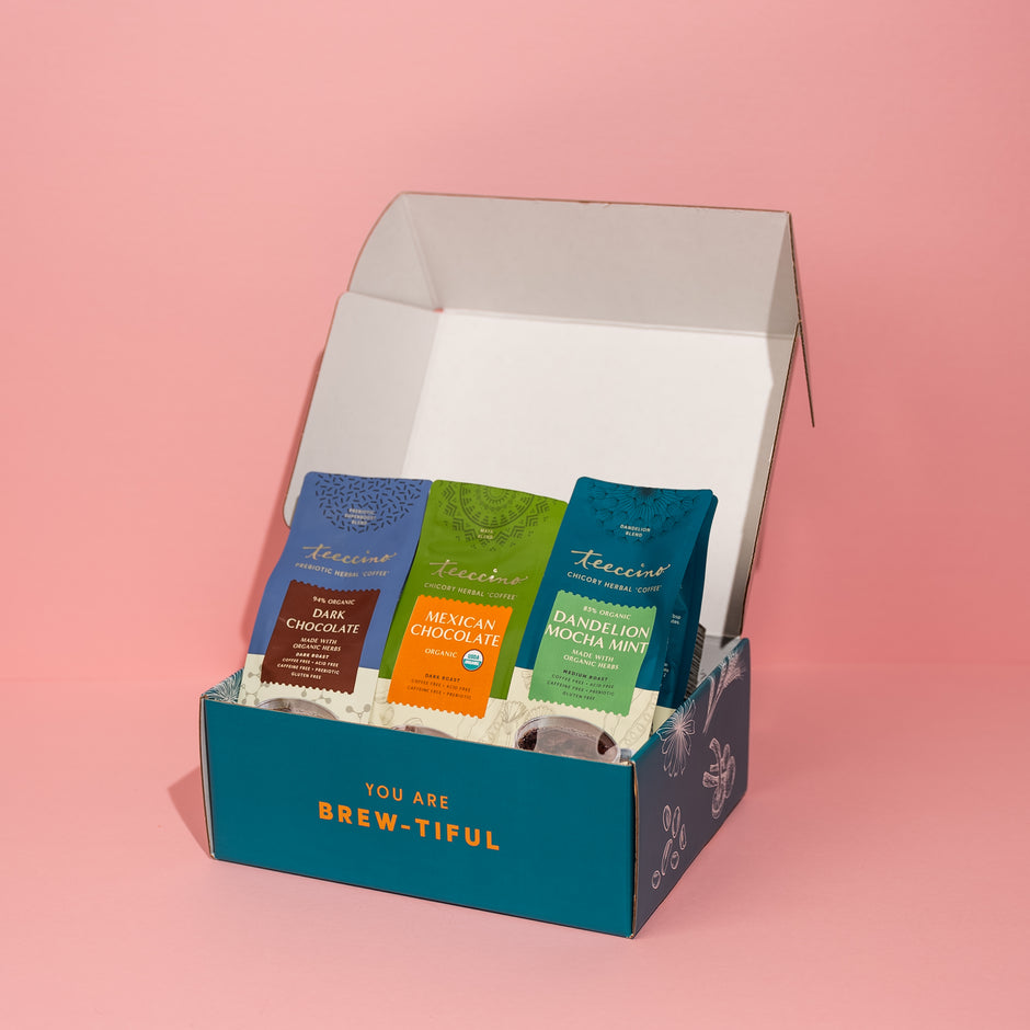 Teeccino Herbal Coffee & Herbal Tea Gift Sets