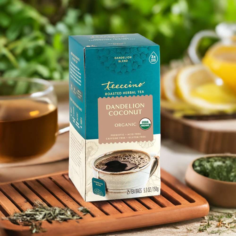 Dandelion Coconut Roasted Herbal Tea – Teeccino