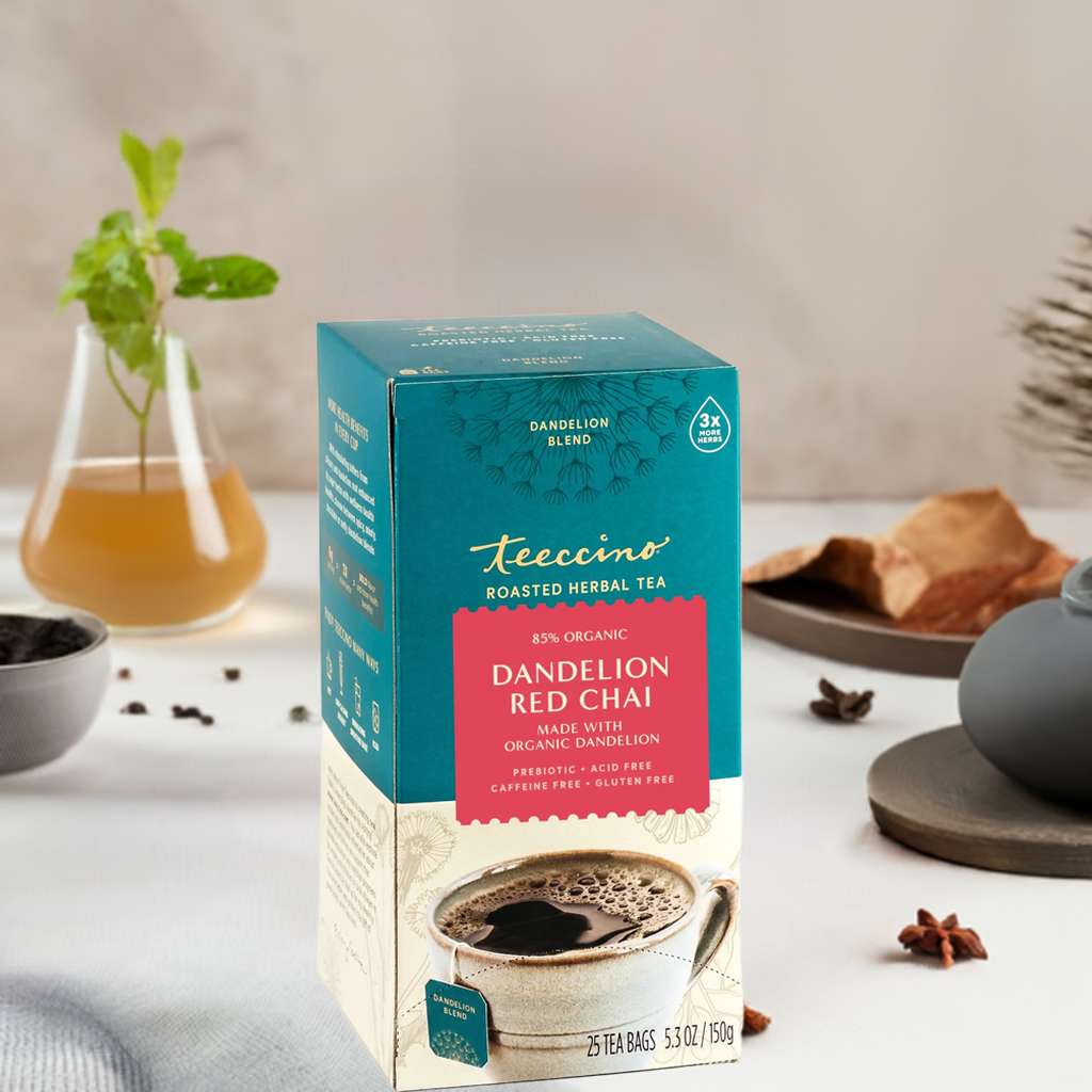 Dandelion Red Chai Roasted Herbal Tea - Image 2