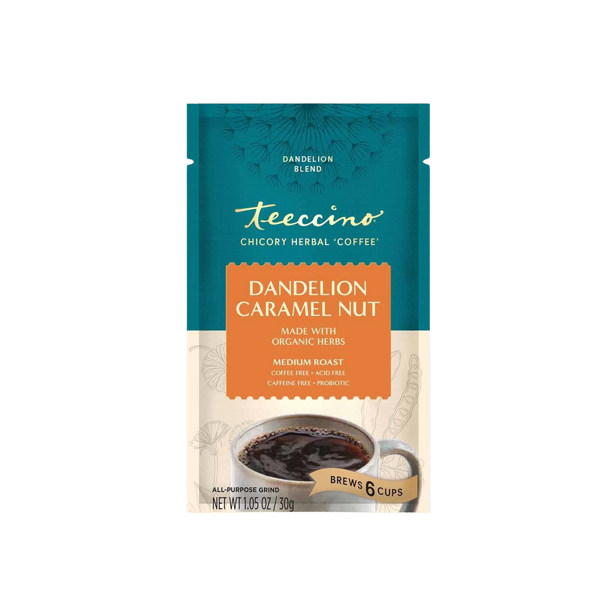 Dandelion Caramel Nut Chicory Herbal Coffee