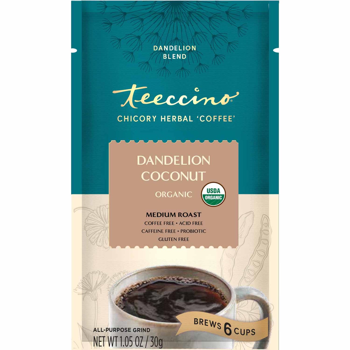 Dandelion Coconut Herbal Coffee