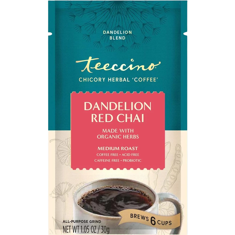 Dandelion Red Chai Herbal Coffee – Teeccino
