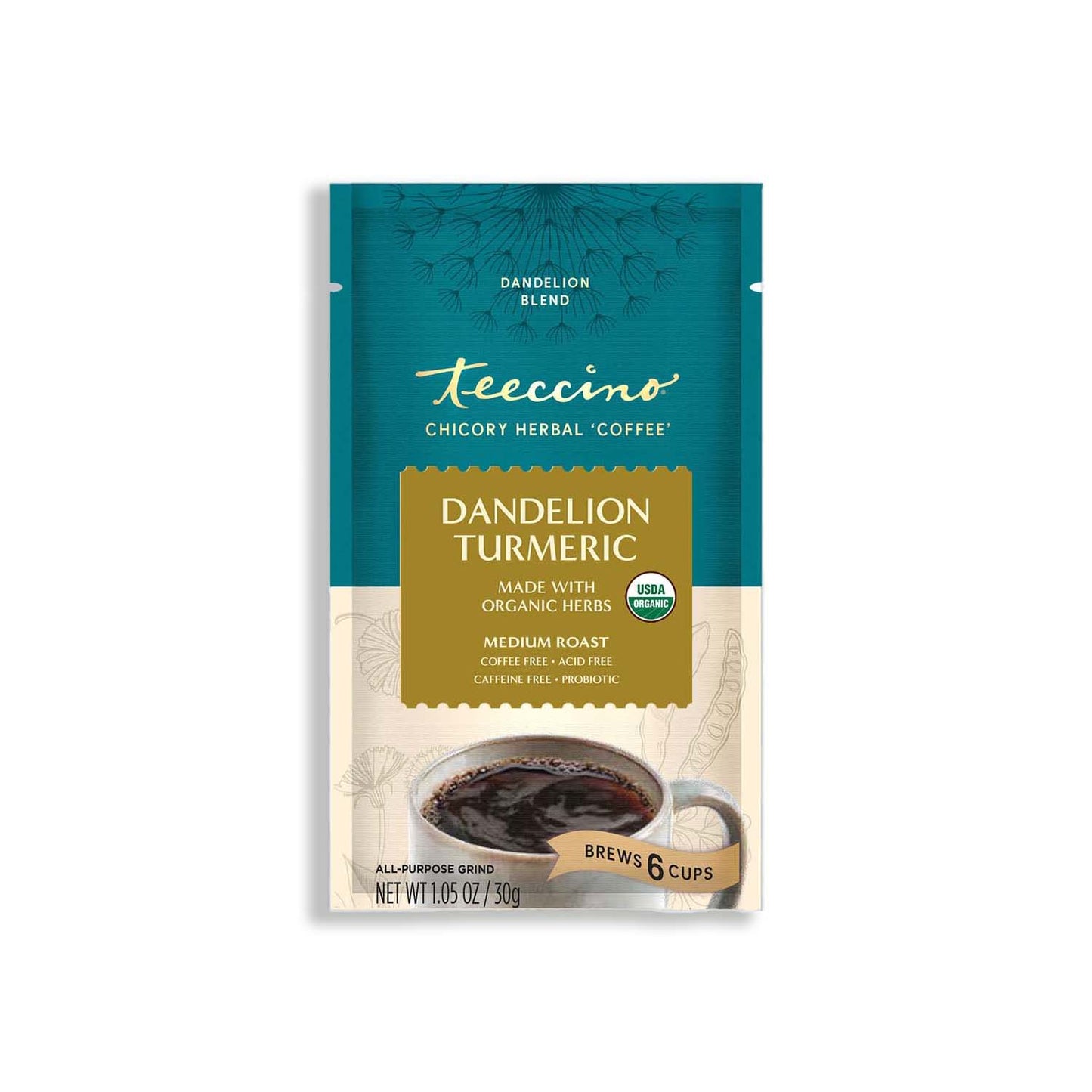 Dandelion Turmeric Herbal Coffee