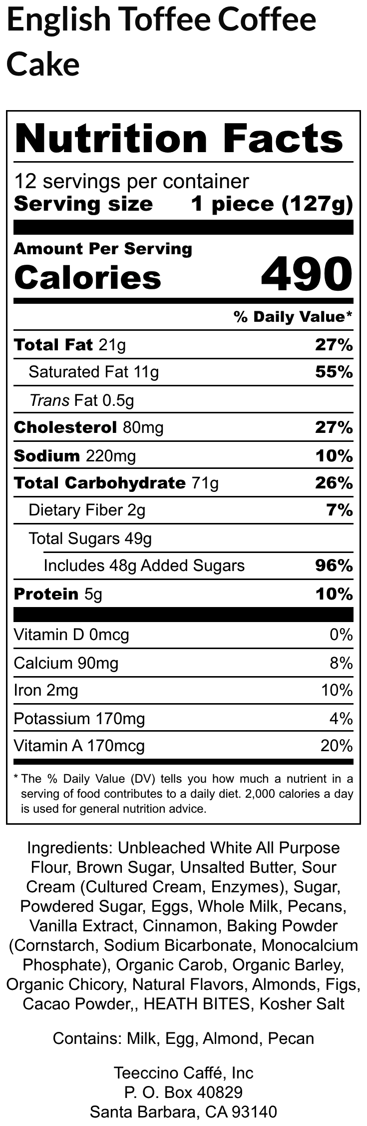Nutrition facts