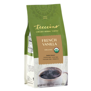 French Vanilla Chicory Herbal Coffee — 11 ounce ground
