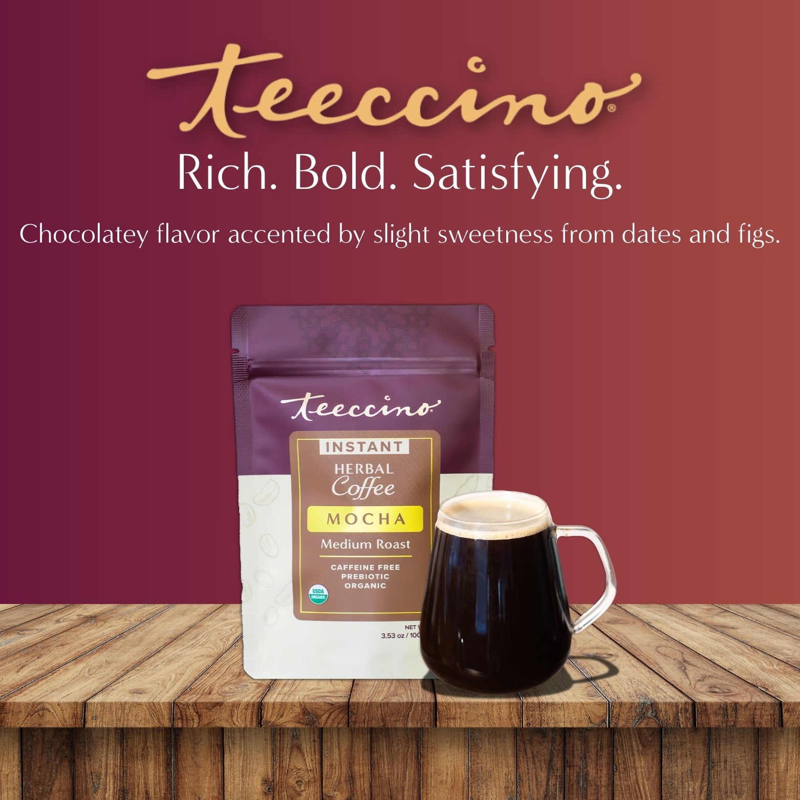 【CYACO様】専用・茶(コーヒー)300g×2袋≪リクエスト特割特価≫ Instant Mocha Herbal Coffee – Teeccino