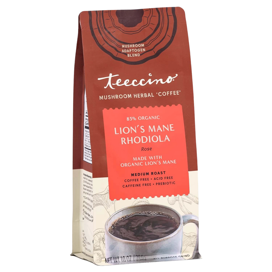 Lion's Mane Rhodiola Rose Mushroom Coffee – Teeccino