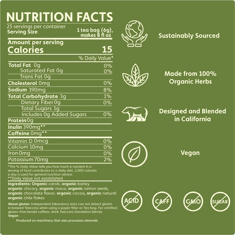 Maca Chocolate Roasted Herbal Tea