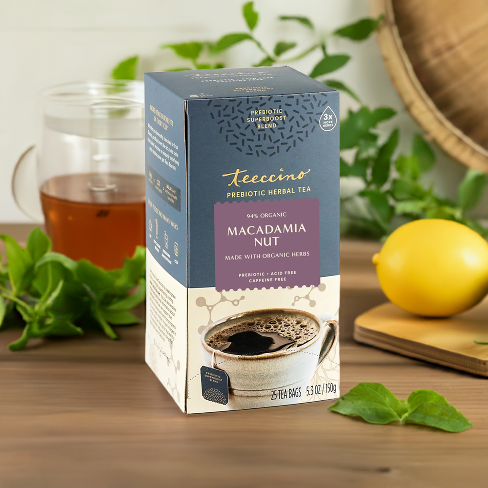 Macadamia Nut Prebiotic Herbal Tea – Teeccino