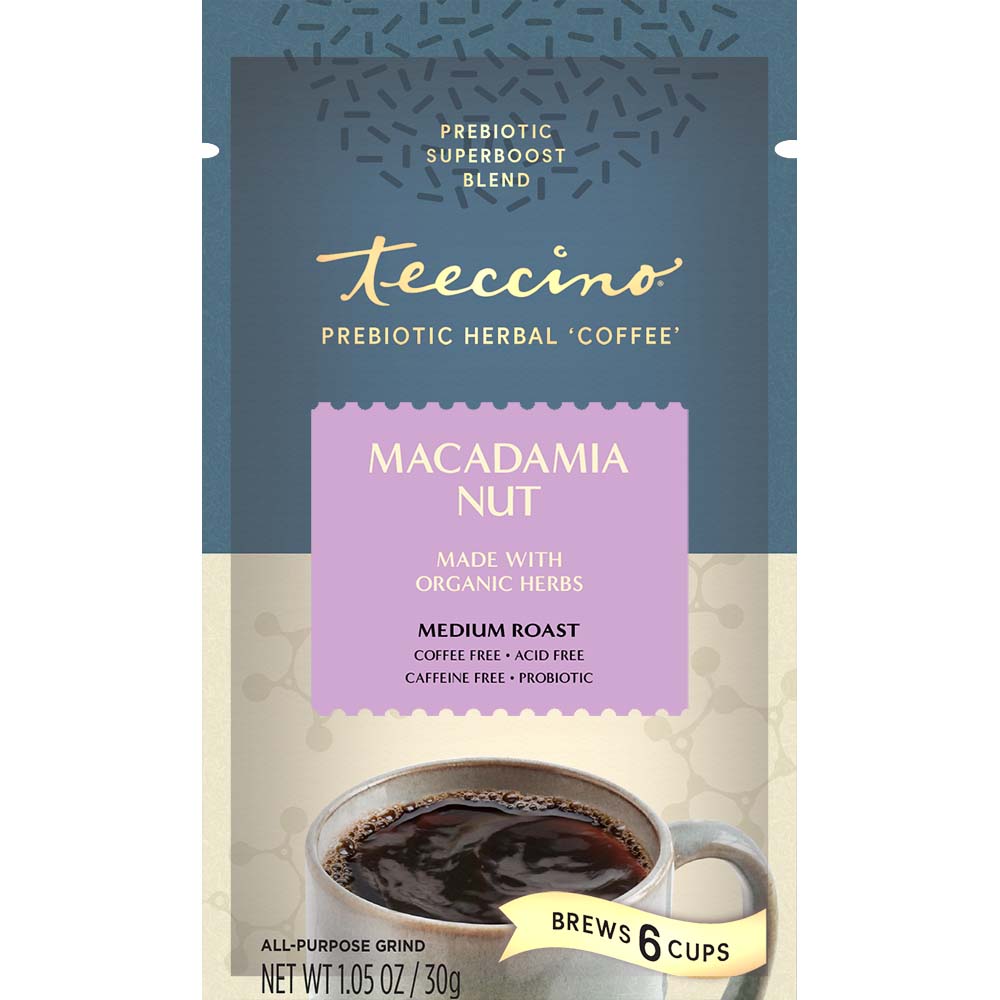 Macadamia Nut Prebiotic SuperBoost Herbal Coffee