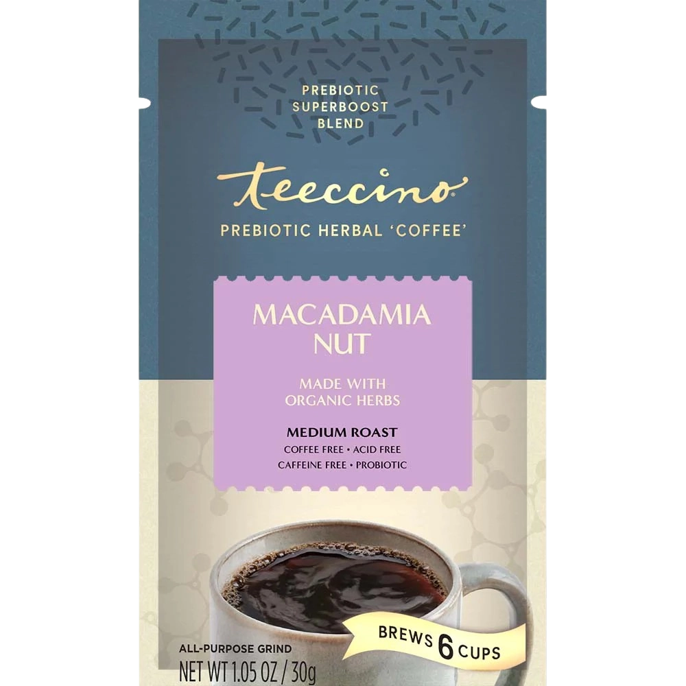 Macadamia Nut Prebiotic SuperBoost Herbal Coffee - Image 1