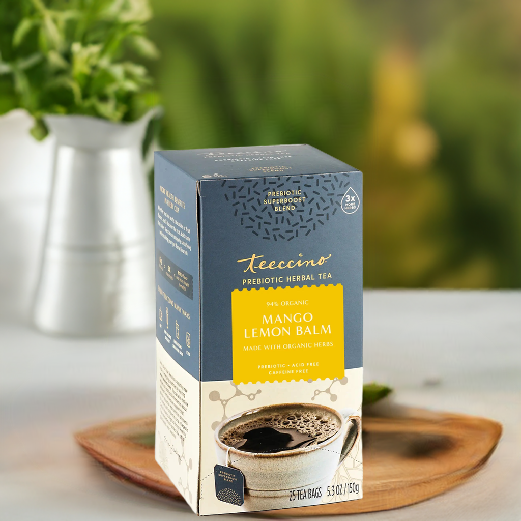 Mango Lemon Balm Prebiotic SuperBoost Herbal Tea - Image 2