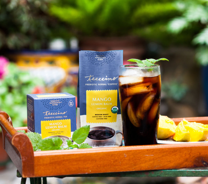 Teeccino Mango Lemon Balm Prebiotic SuperBoost