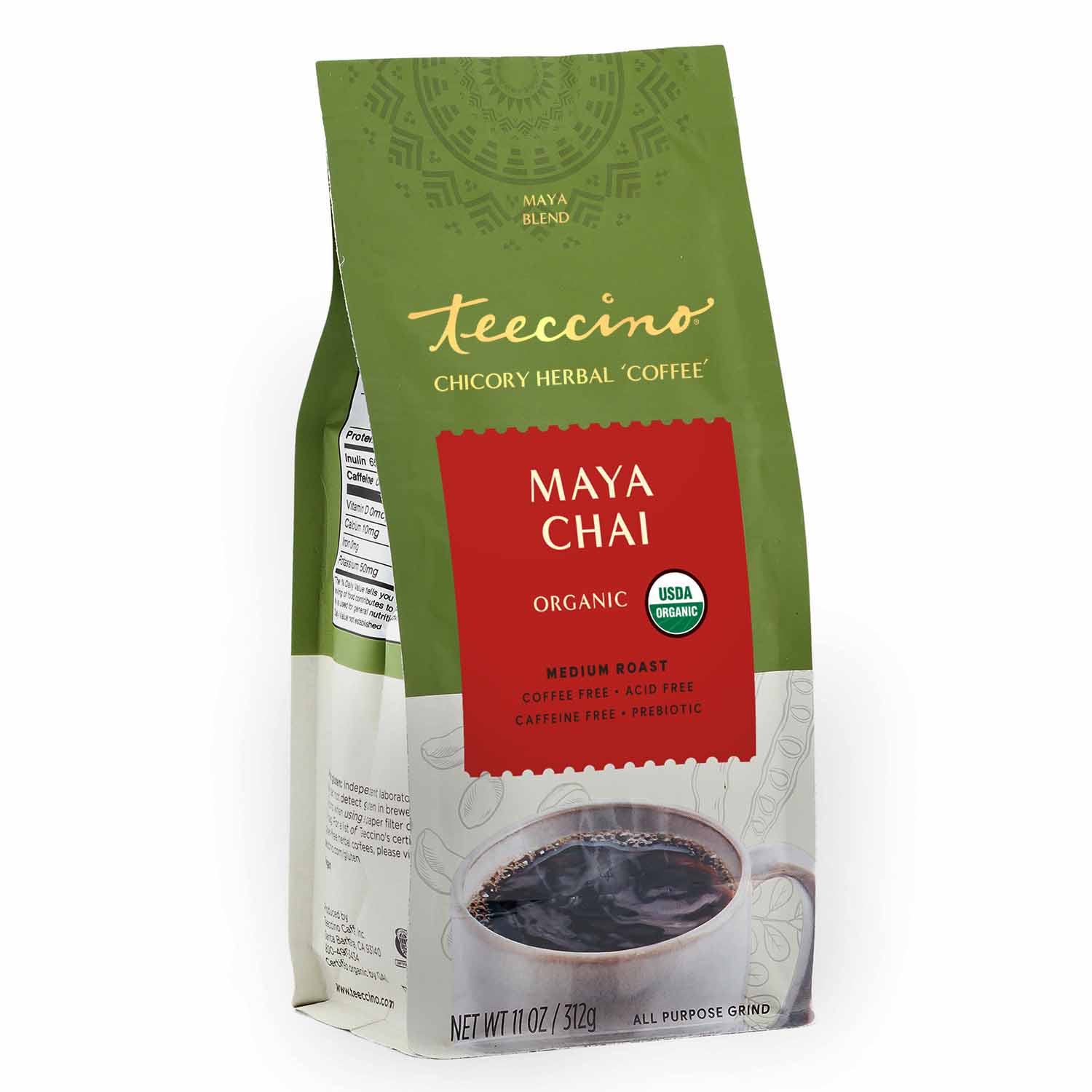 Teeccino Herbal Coffee and Herbal Tea Coffee Alternative