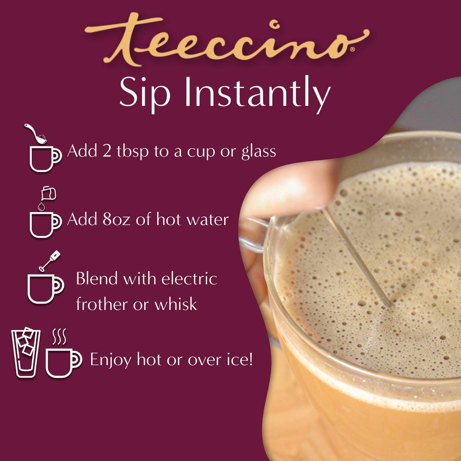 Instant Mocha Herbal Latte – Teeccino