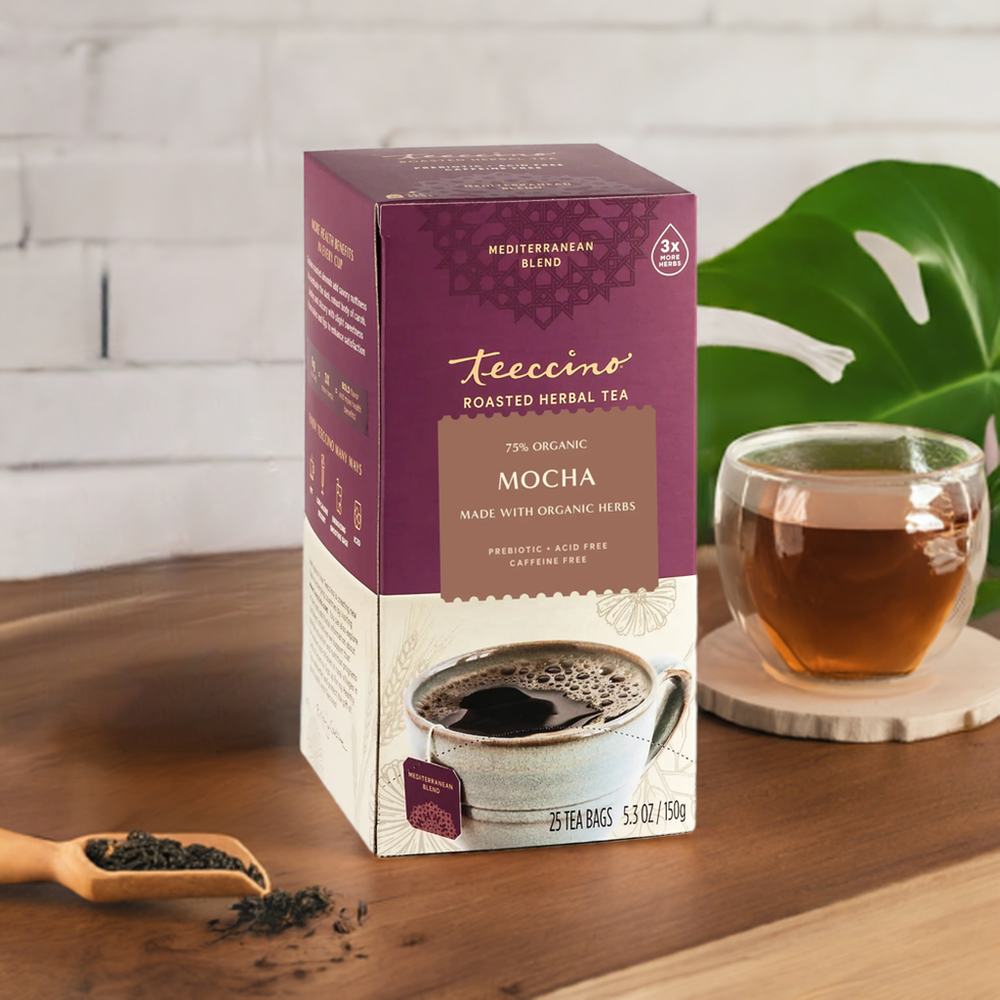 Mocha Roasted Herbal Tea – Teeccino