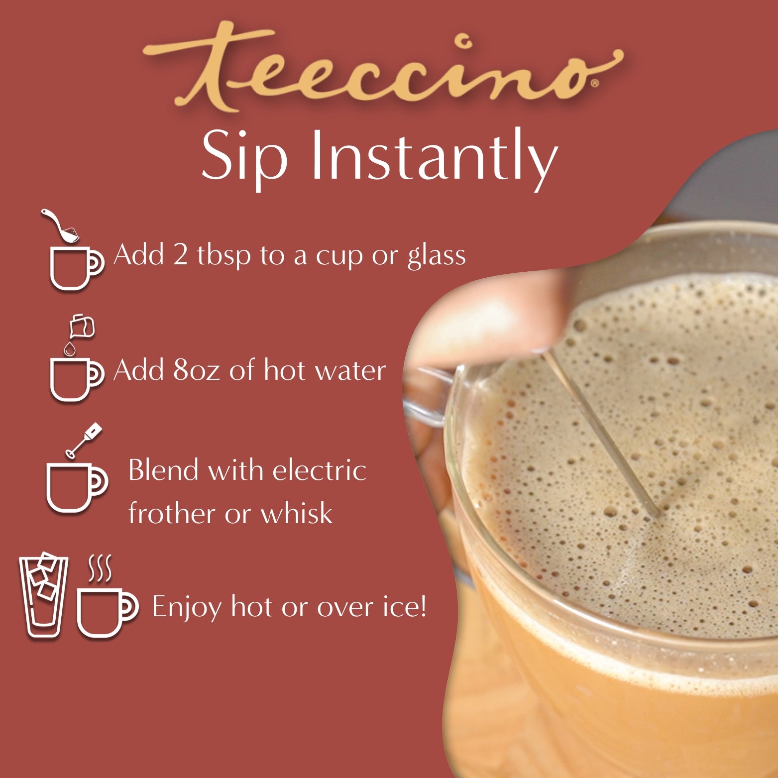 Instant Miraculous Mushrooms® Adapt & Protect Herbal Latte – Teeccino