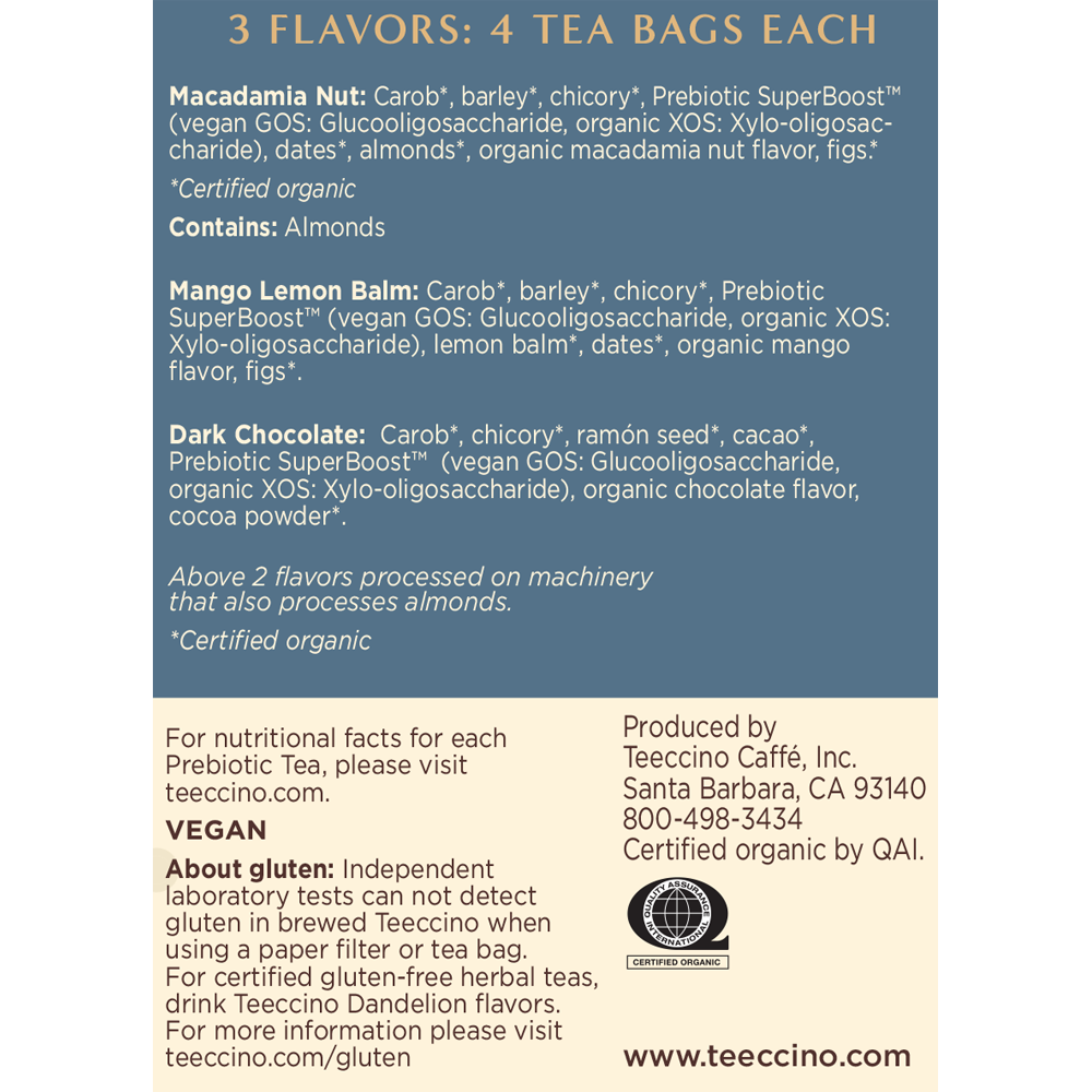 Prebiotic SuperBoost Herbal Tea Sampler Box