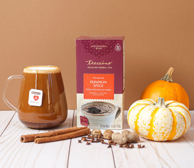 Teeccino Pumpkin Spice Herbal Coffee 