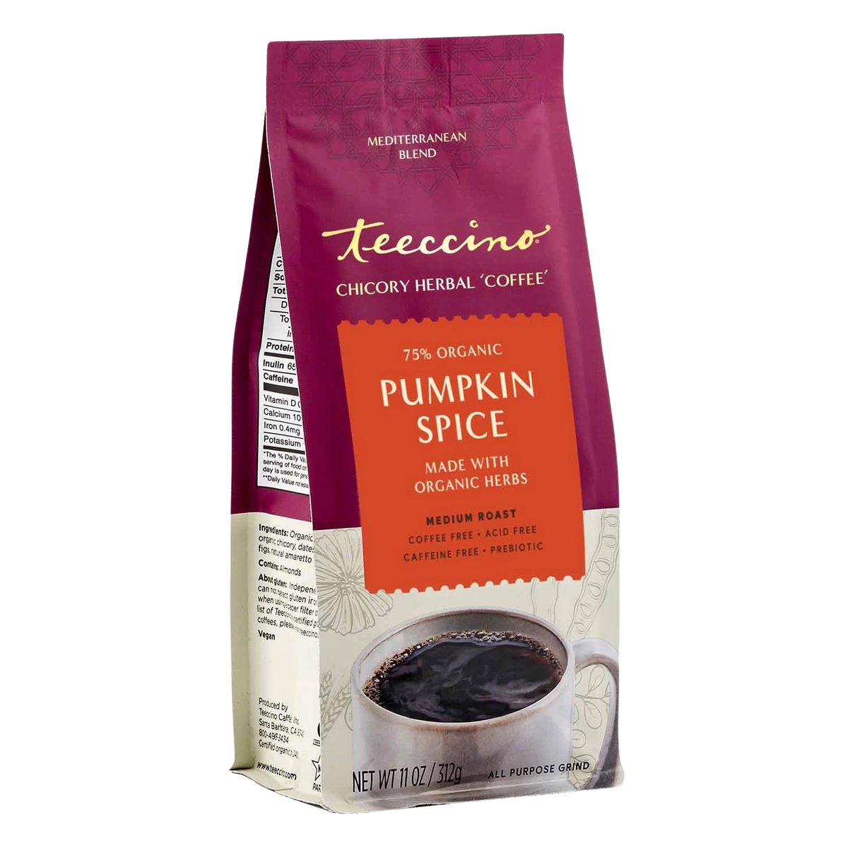 Pumpkin Spice Chicory Herbal Coffee