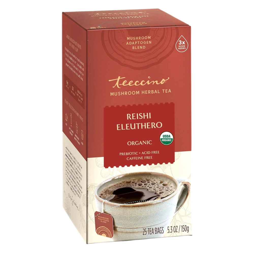 Reishi Eleuthero French Roast Mushroom Herbal Tea
