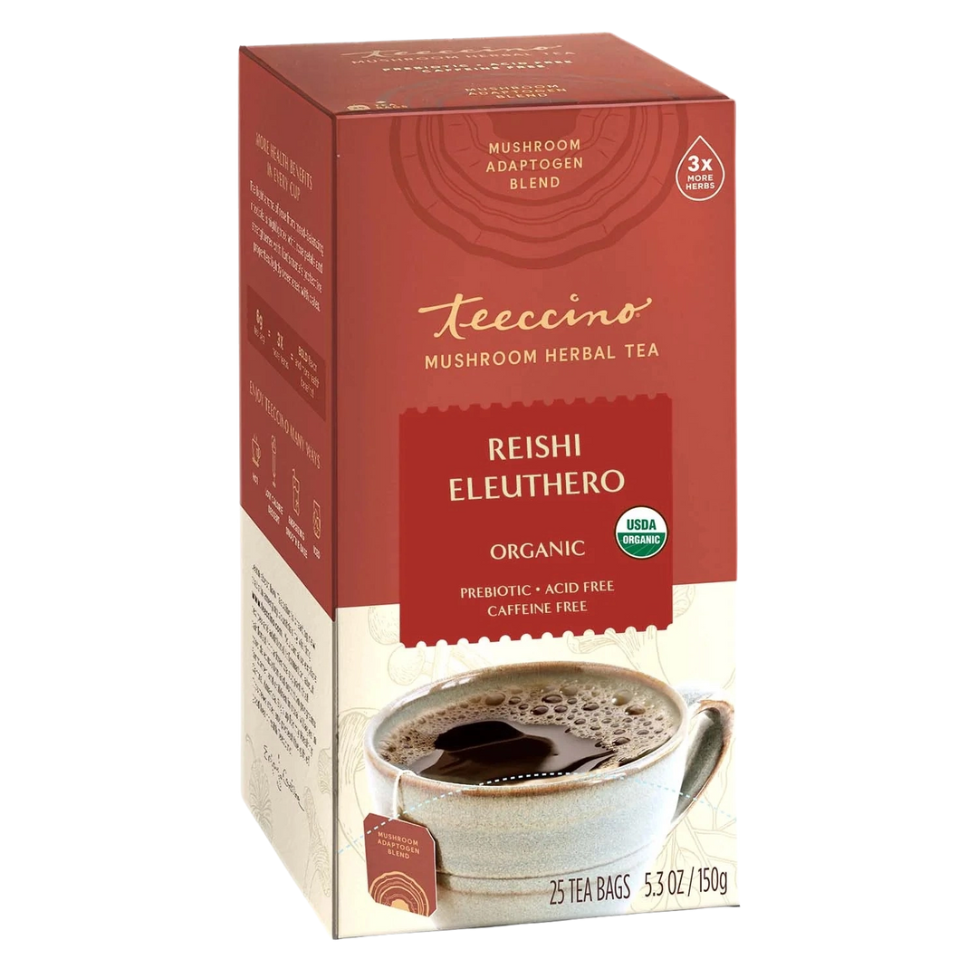 Reishi Eleuthero French Roast Mushroom Herbal Tea - Image 1