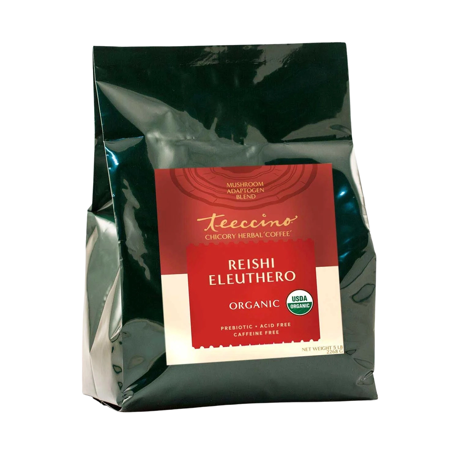 Reishi Eleuthero French Roast Mushroom Herbal Coffee