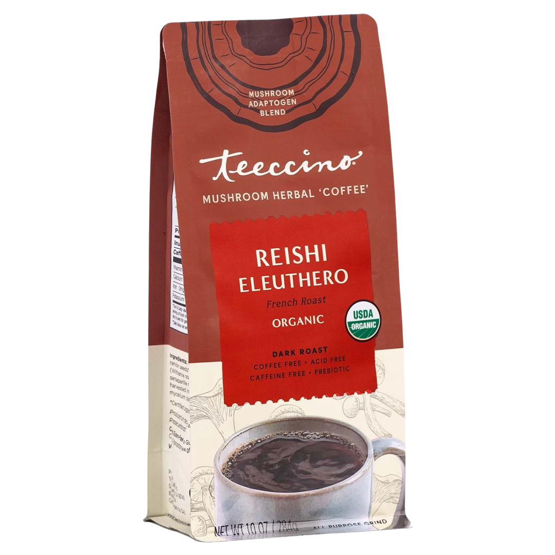 Reishi Eleuthero French Roast Mushroom Herbal Coffee - Image 1