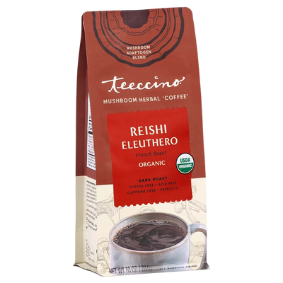 Reishi Eleuthero French Roast Mushroom Herbal Coffee
