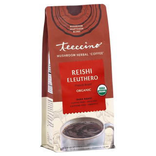 Reishi Eleuthero French Roast Mushroom Herbal Coffee