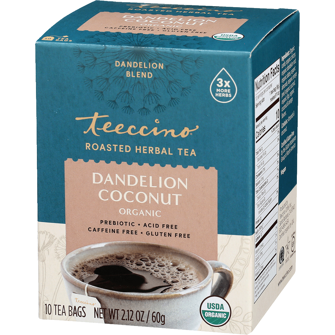 Dandelion Coconut Roasted Herbal Tea - Image 1