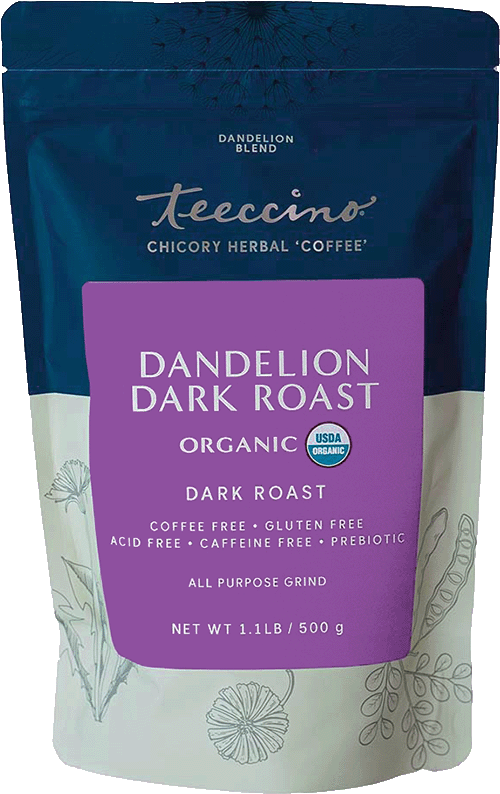 Dandelion Dark Roast Herbal Coffee - Image 1