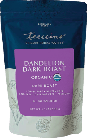 Dandelion Dark Roast Herbal Coffee — 500g ground
