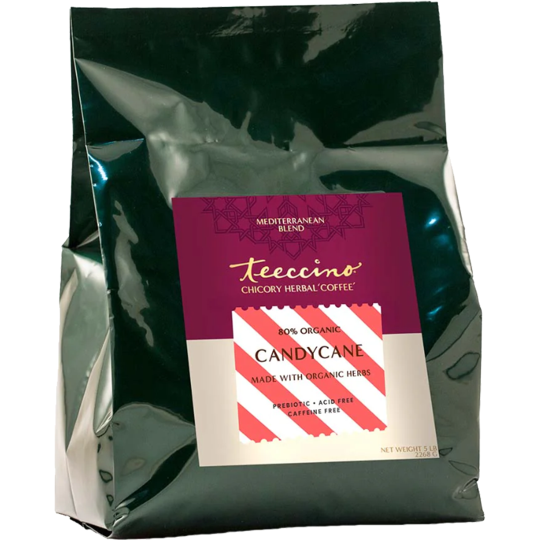 Candy Cane Chicory Herbal Coffee - Image 1