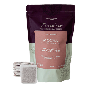 Mocha Roasted Herbal Tea — 50 tagless tea bags
