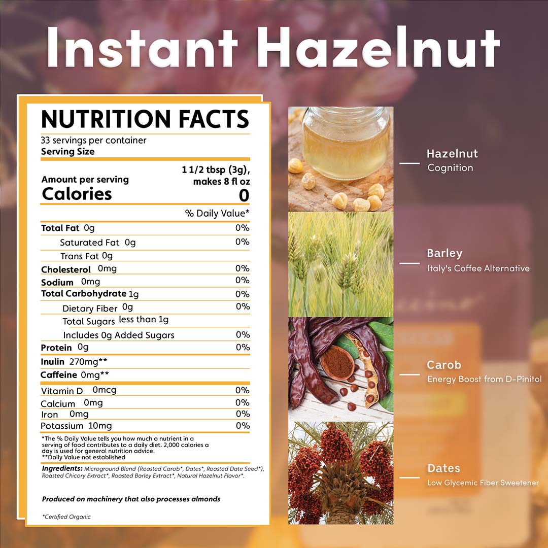 Instant Hazelnut Herbal Coffee - Image 4