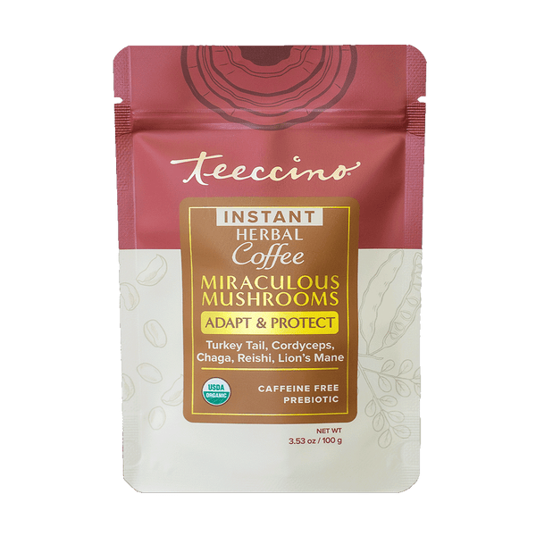 Instant Miraculous Mushrooms® Adapt & Protect Herbal Coffee – Teeccino