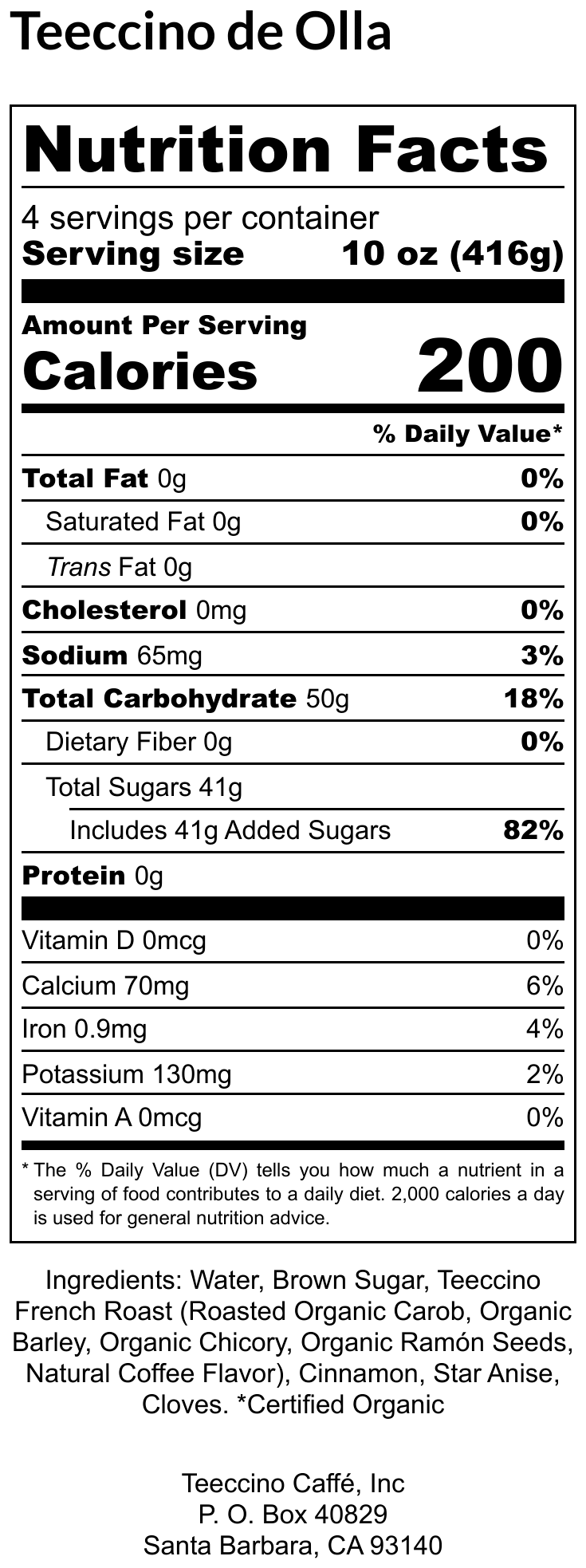 Nutrition facts