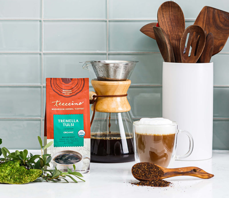 Teeccino Tremella Tulsi Cardamom 