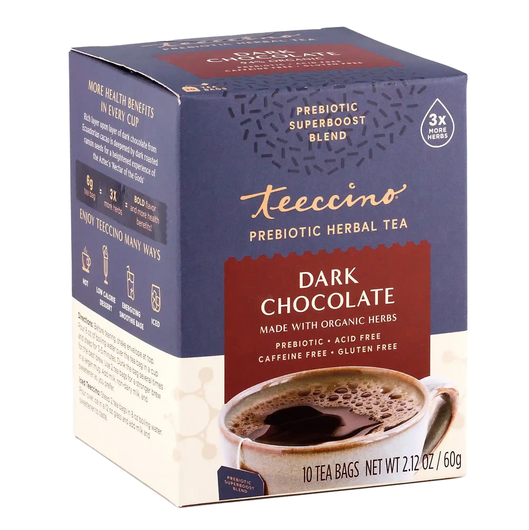 Dark Chocolate Prebiotic SuperBoost Herbal Tea - Image 1