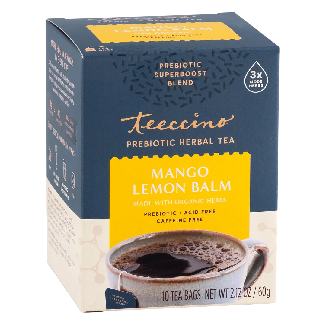 Mango Lemon Balm Prebiotic SuperBoost Herbal Tea - Image 1