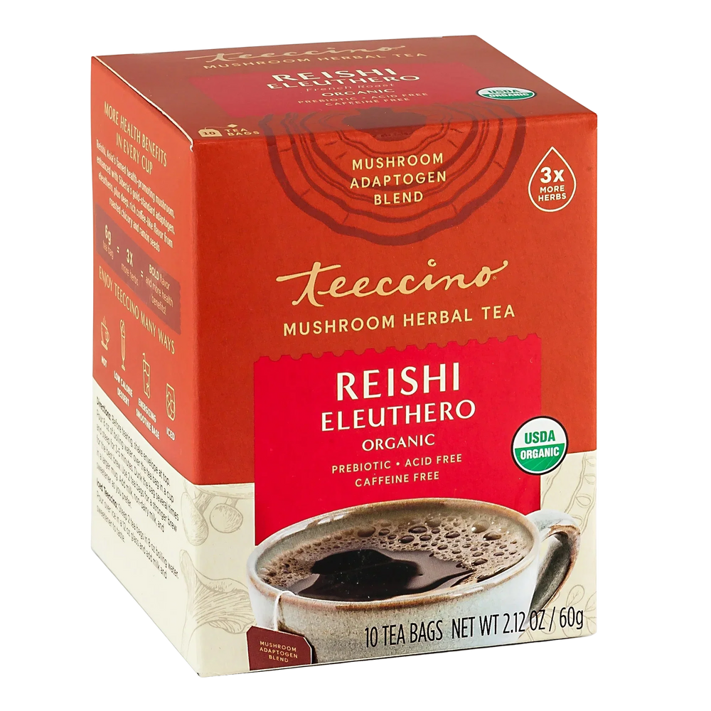 Reishi Eleuthero French Roast Mushroom Herbal Tea