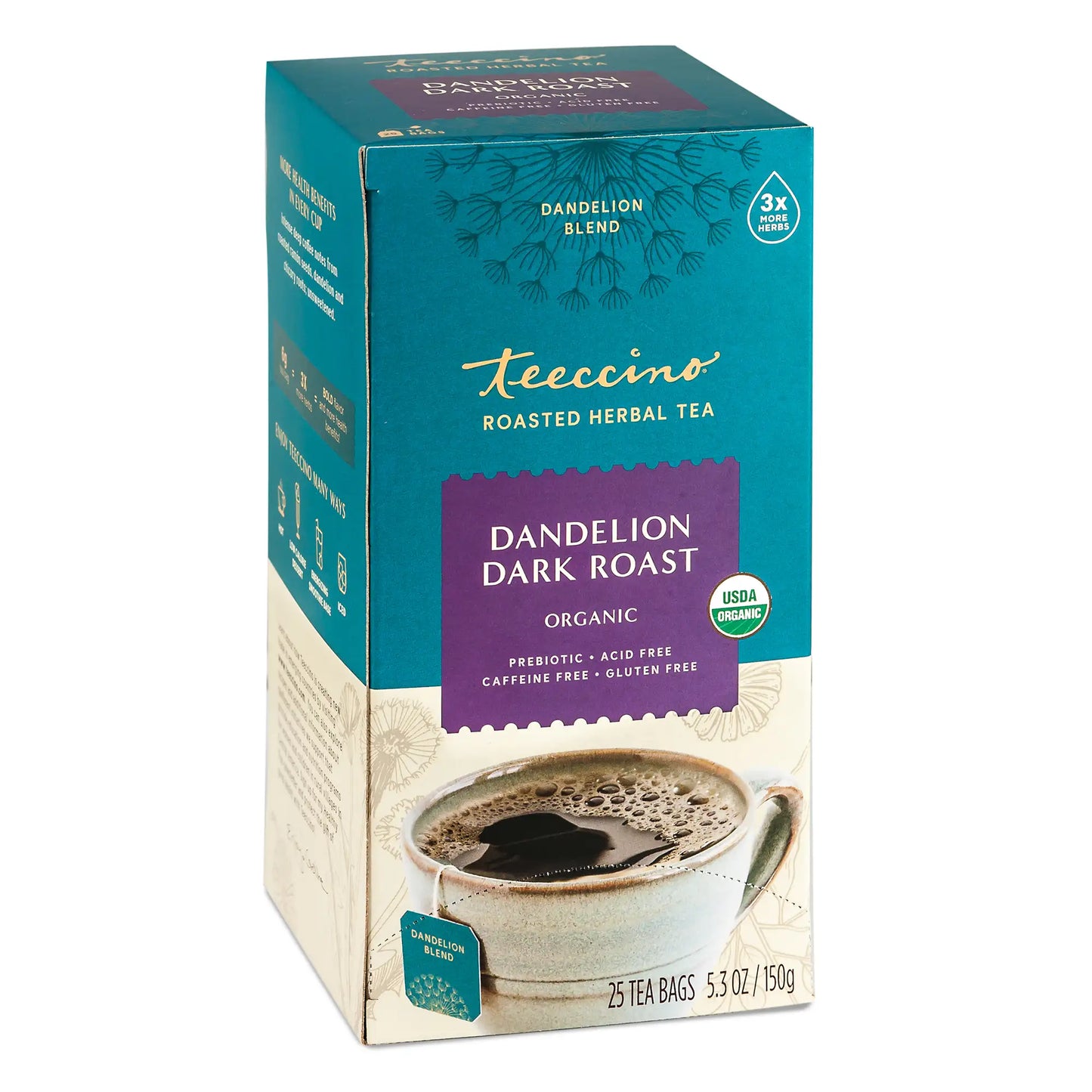 Dandelion Dark Roast Herbal Tea