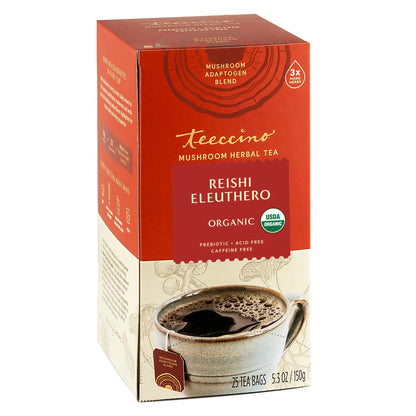 Reishi Eleuthero French Roast Mushroom Herbal Tea