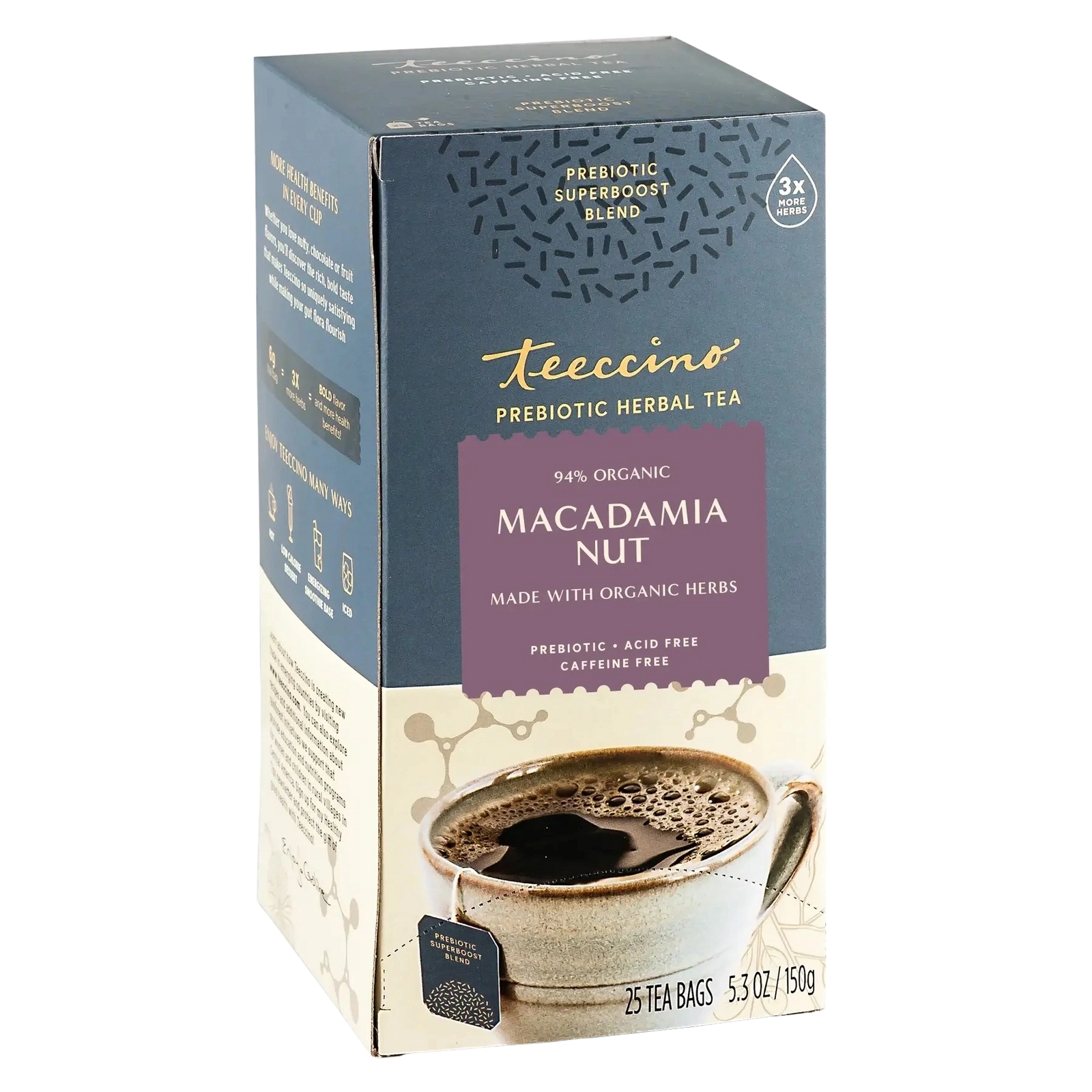 Macadamia Nut Prebiotic SuperBoost Herbal Tea