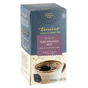 Macadamia Nut Prebiotic SuperBoost Herbal Tea — 25 tea bags
