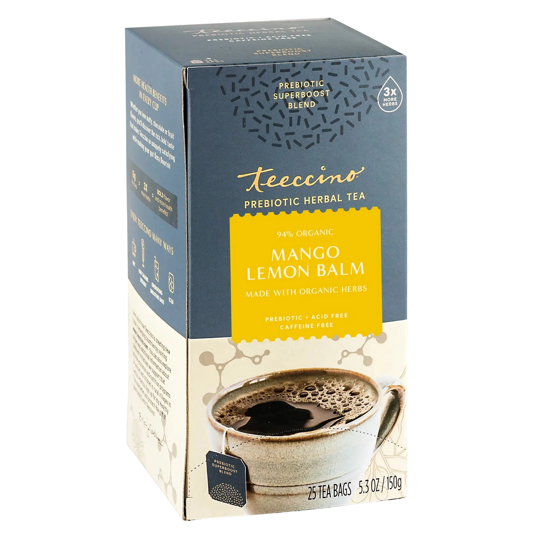 Mango Lemon Balm Prebiotic SuperBoost Herbal Tea - Image 1