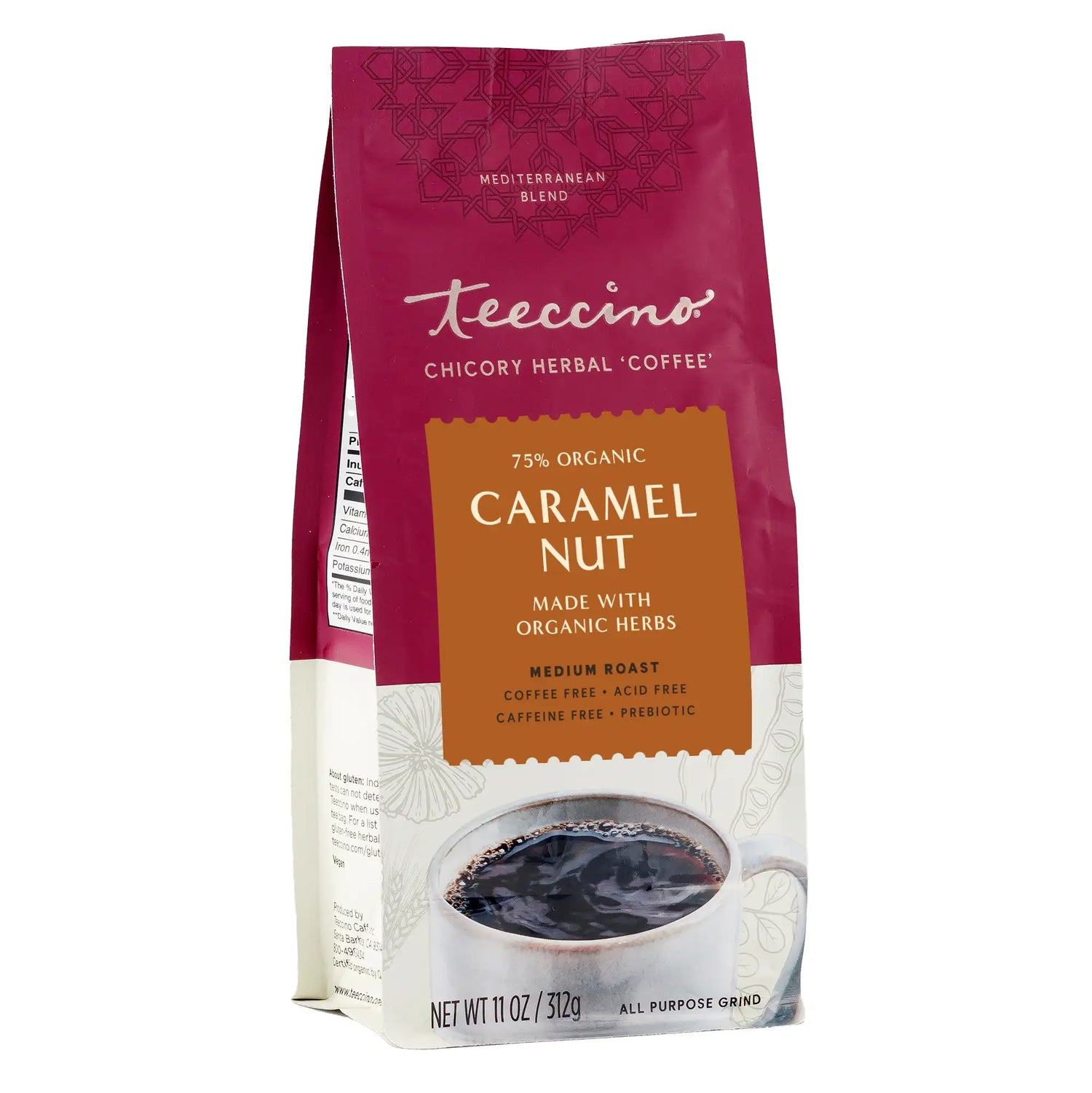 Teeccino Herbal Coffee and Herbal Tea Coffee Alternative