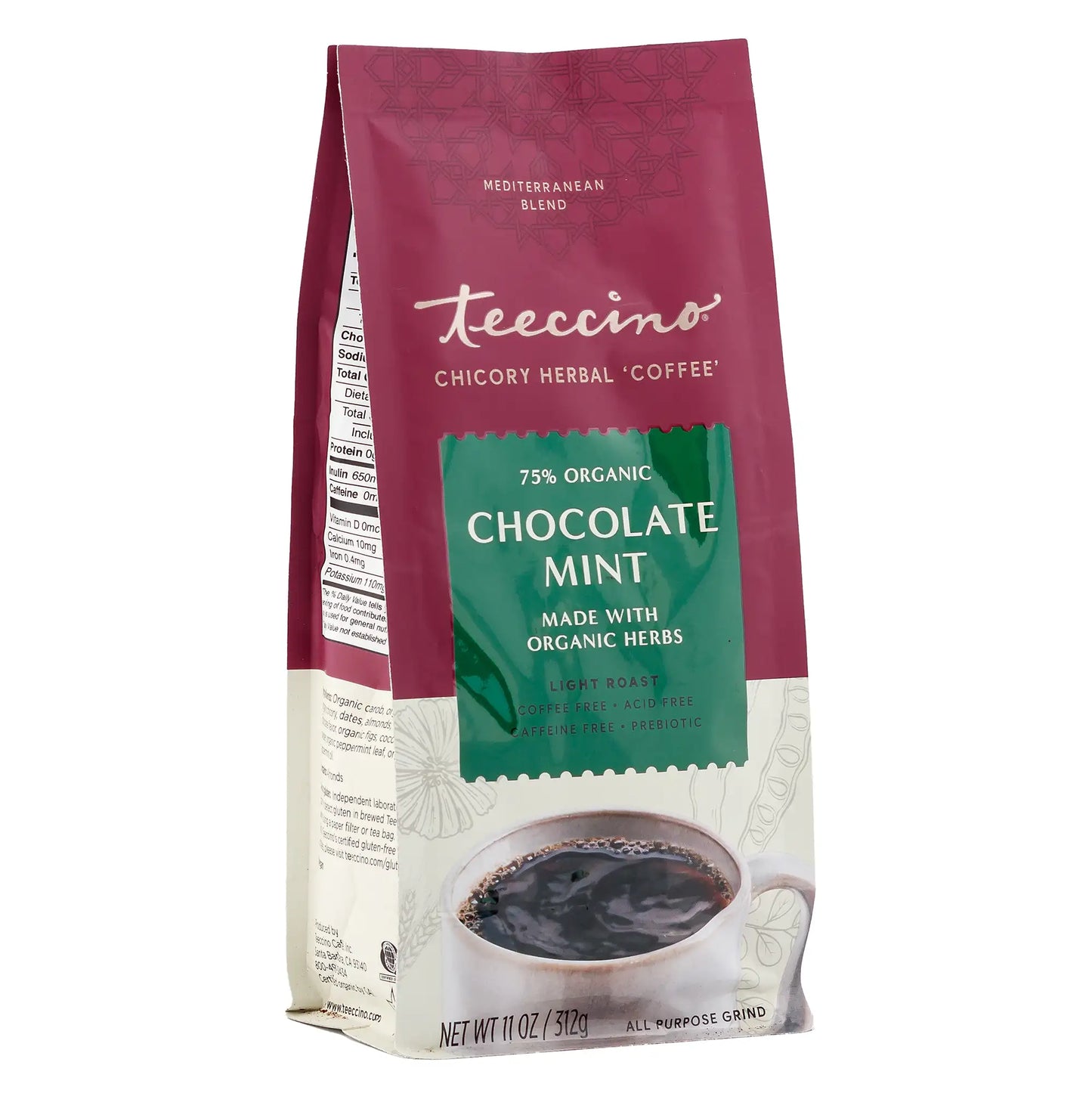 Chocolate Mint Chicory Herbal Coffee